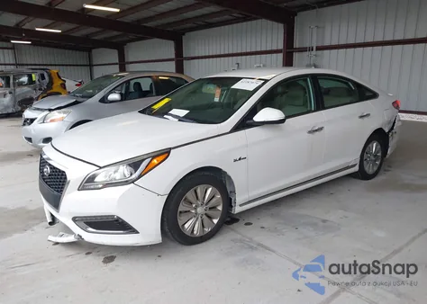 2017 Hyundai Sonata Hybrid Se z USA, uszkodzony, nr VIN KMHE24L12HA044174